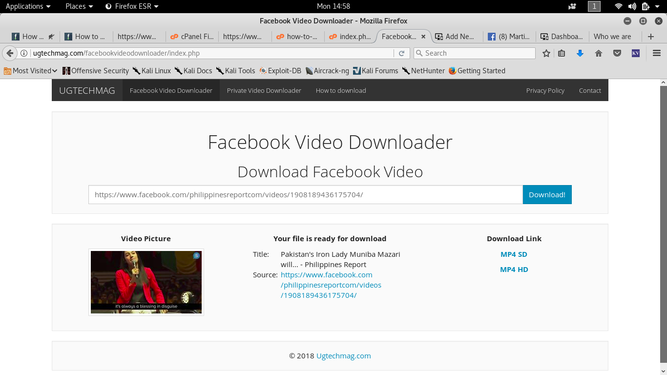 How to download videos from the Contact A few practical tips 58 How to download videos from the Contact A few practical tips 68