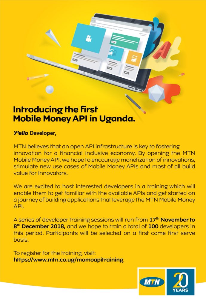 Mtn Uganda Launches The Mtn Mobile Money Api Ug Tech Mag