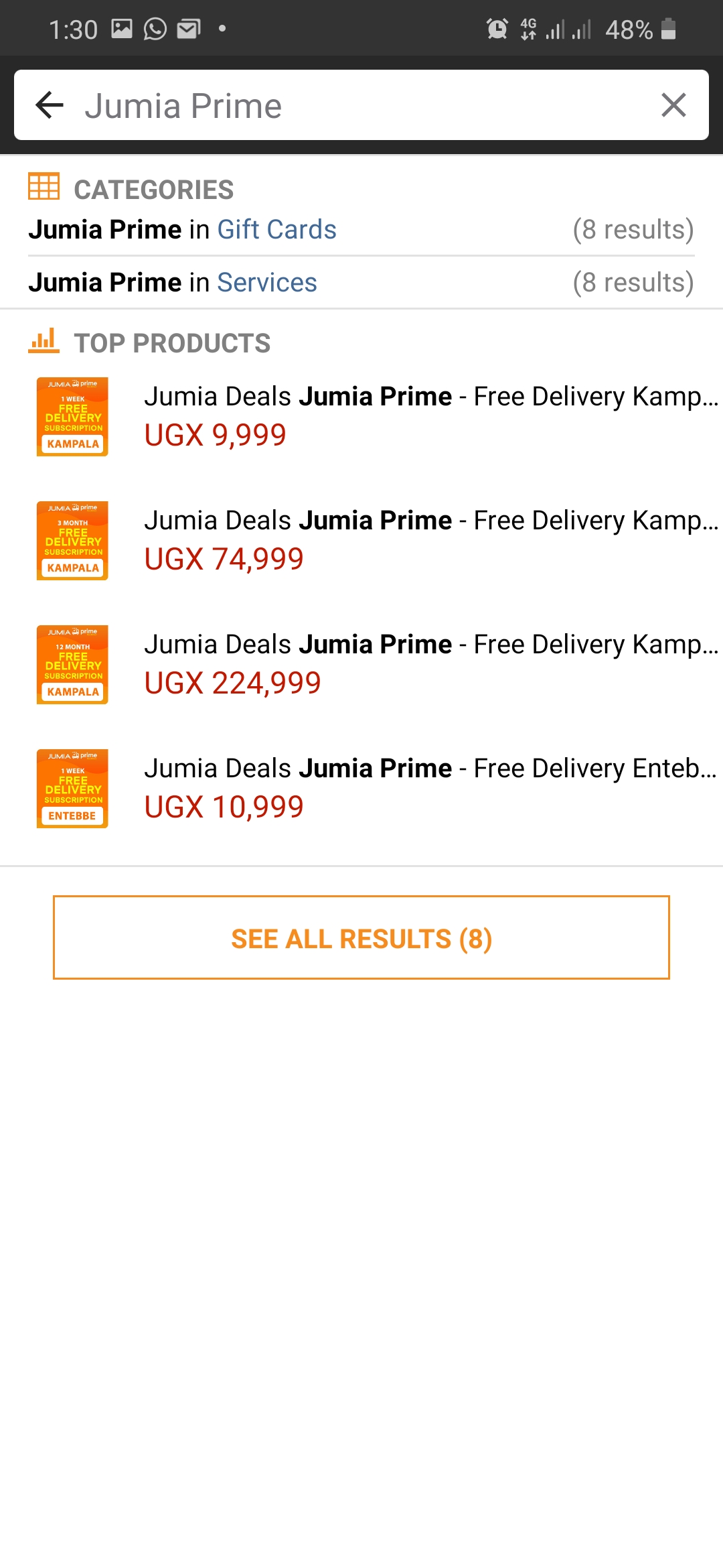 How to Subscribe to Jumia Prime Delivery service in Uganda