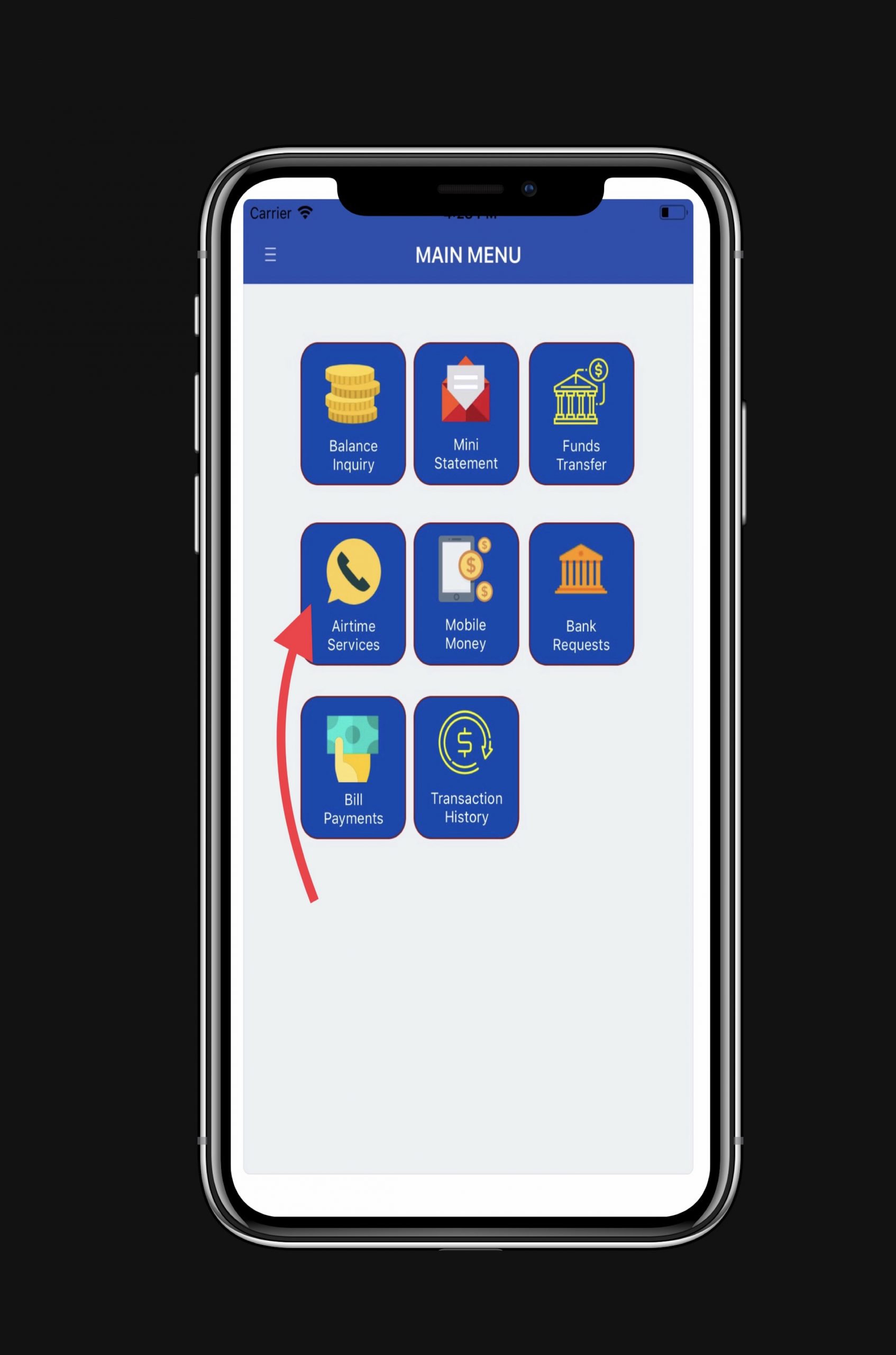 How to Buy airtime Using Housing Finance Mobile Banking Wallet