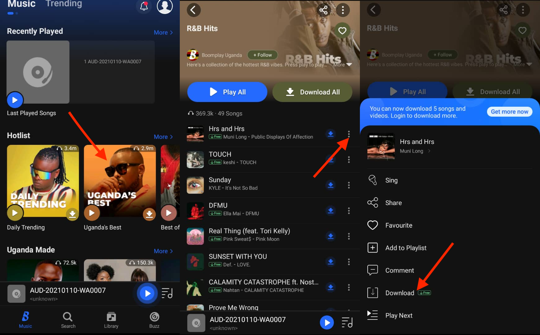 How To Download Music On Boomplay To Listen Offline - Ug Tech Mag