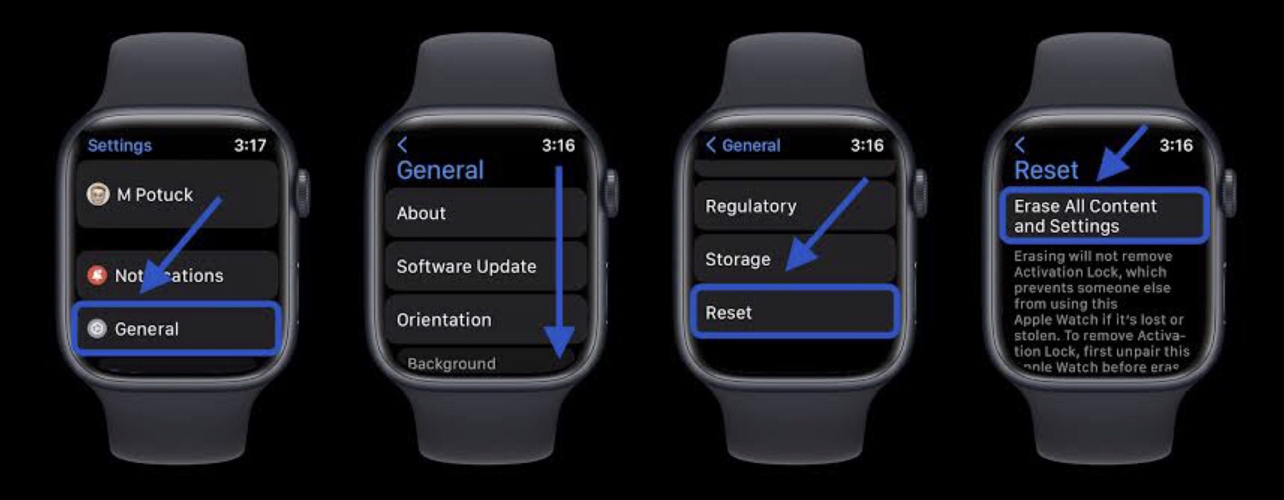 How Do I Force My Apple Watch To Factory Reset