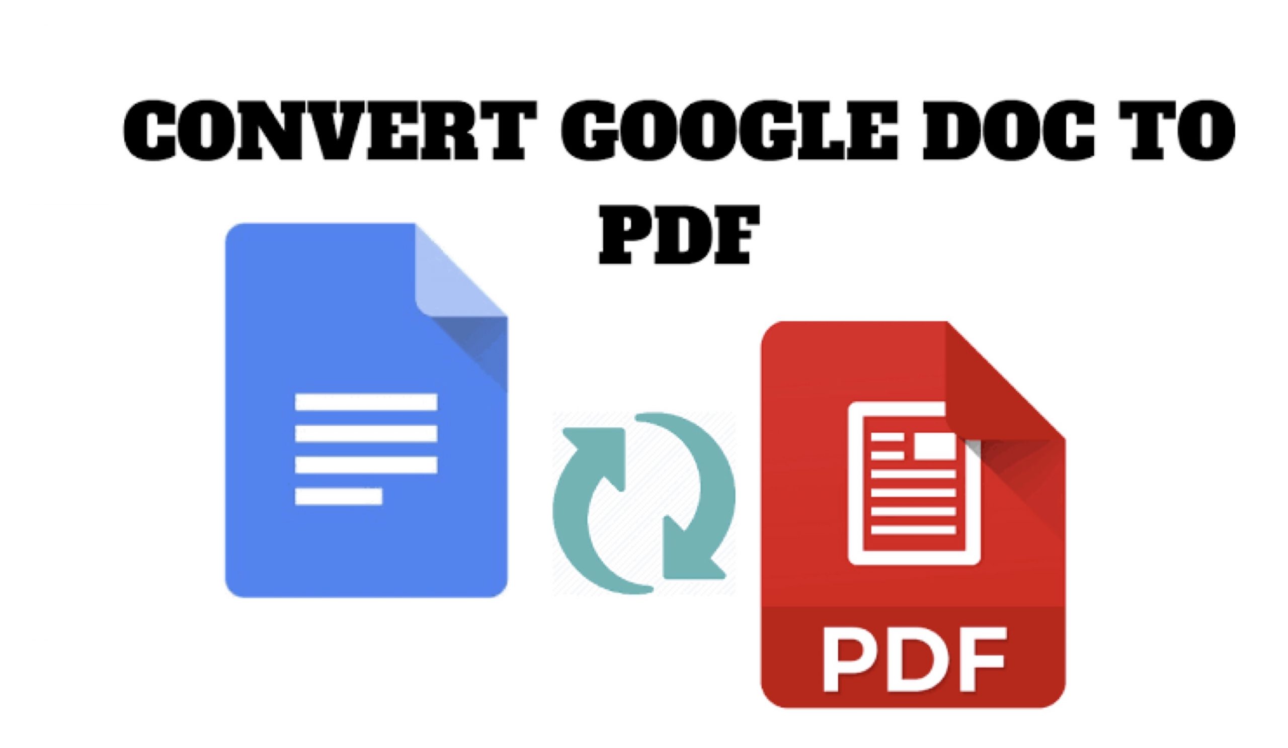 How To Convert Google Docs To PDF