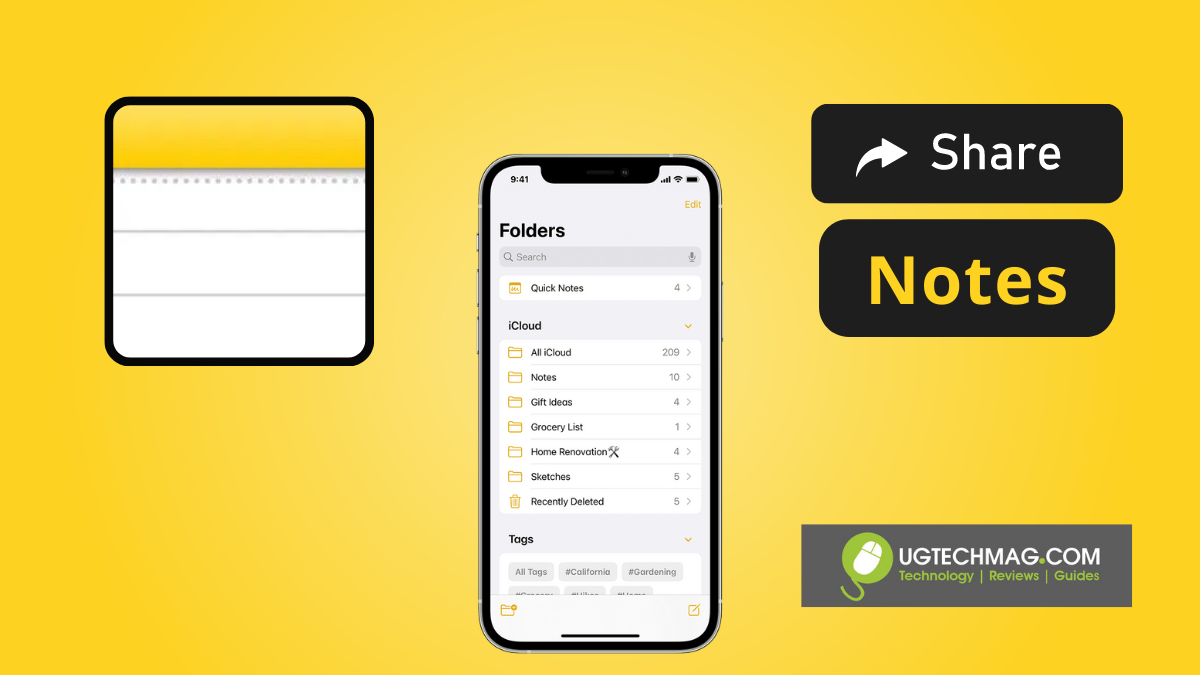 How to share iPhone notes to android, PC, MAC, or another iPhone Ug