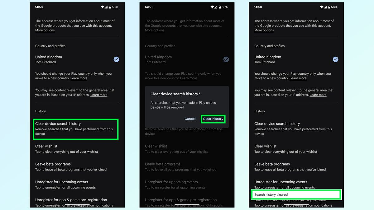 HOW TO DELETE TRANSACTION HISTORY IN GOOGLE PLAY STORE intelligence overview
